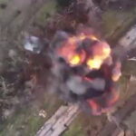 The Armed Forces of Ukraine blew up a storage of anti-tank mines of the occupiers from a drone (VIDEO)