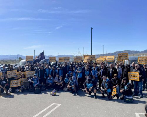 In a Historic First, Amazon Drivers and Dispatchers in Palmdale Join Teamsters Union and Secure Comprehensive Workplace Agreement