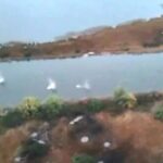 A vivid video has been published showing how the Ar med Forces chase the Russians down the river, and they lose their loved ones out of fear